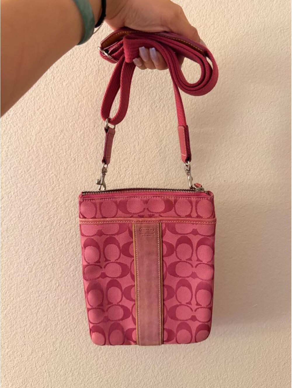 Vintage Pink Coach Crossbody